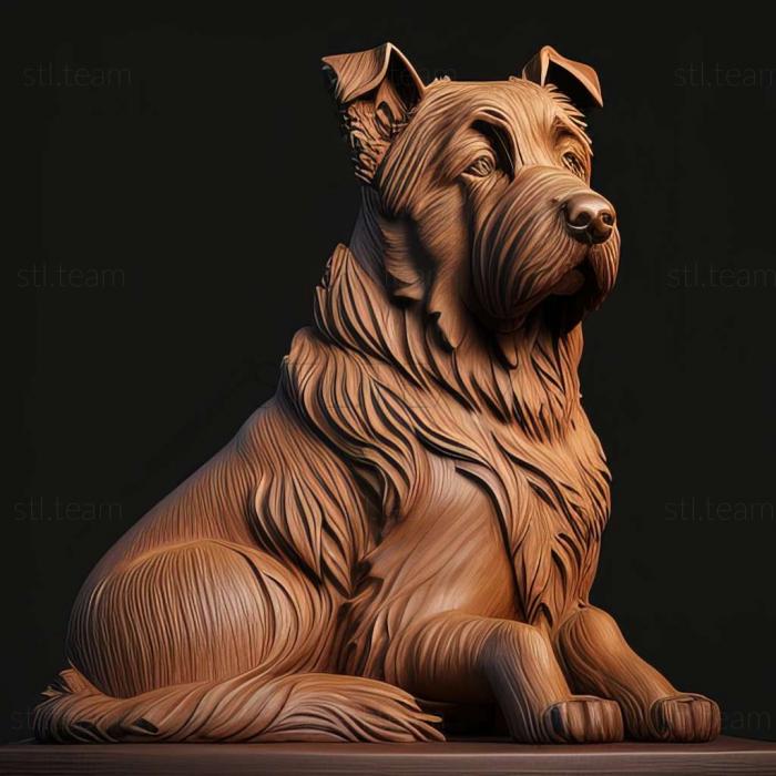 3D model Alan dog breed dog (STL)