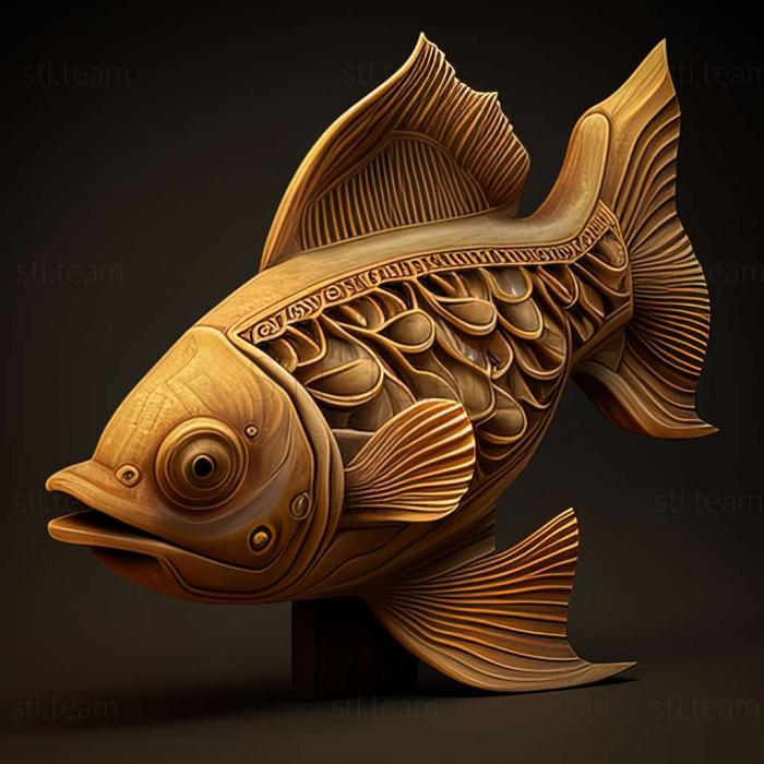 3D model Colombian hifessobricon fish (STL)