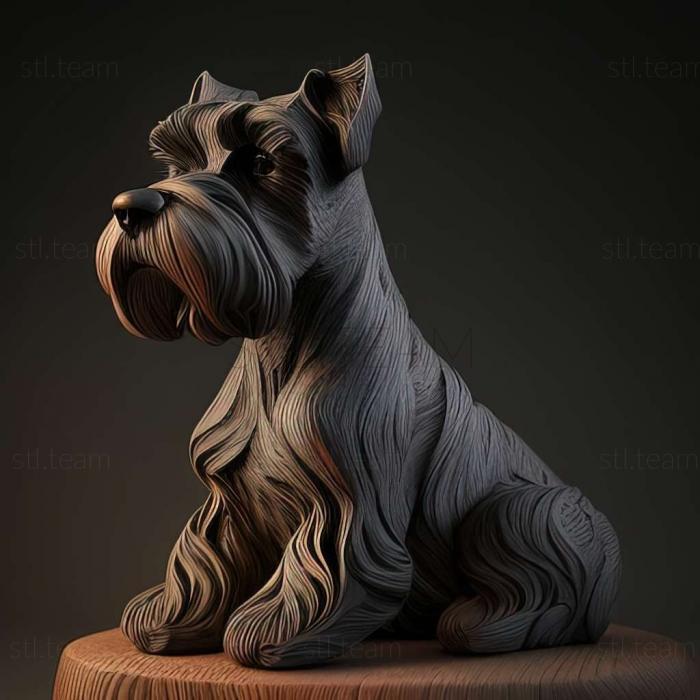 Zwergschnauzer dog