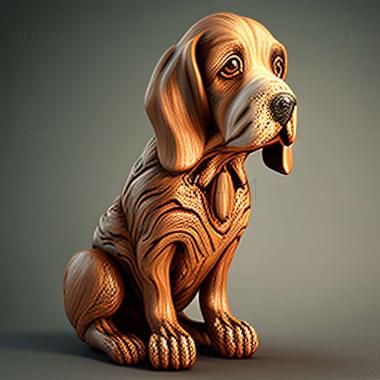 3D модель Смоландская гончая собака (STL)