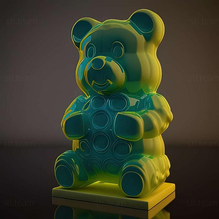 3D model gummy bear 3d model (STL)