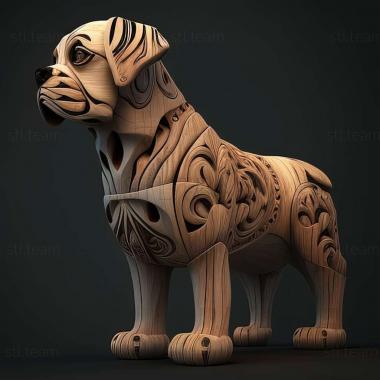 3D модель Can de palleiro dog (STL)