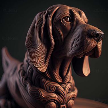 3D model The Hound of Artoise dog (STL)