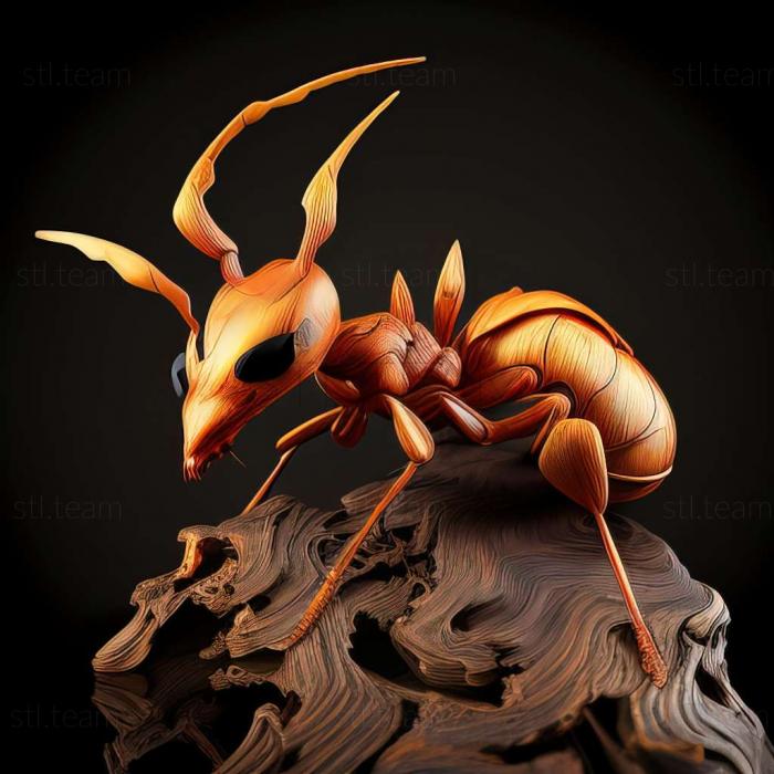 3D модель Lasius emarginatus (STL)