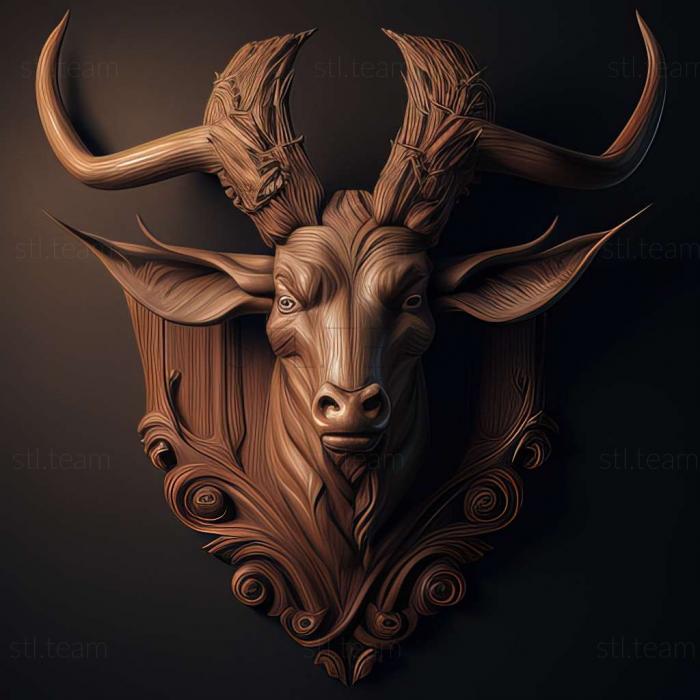 3D model Osbornoceros osborni (STL)