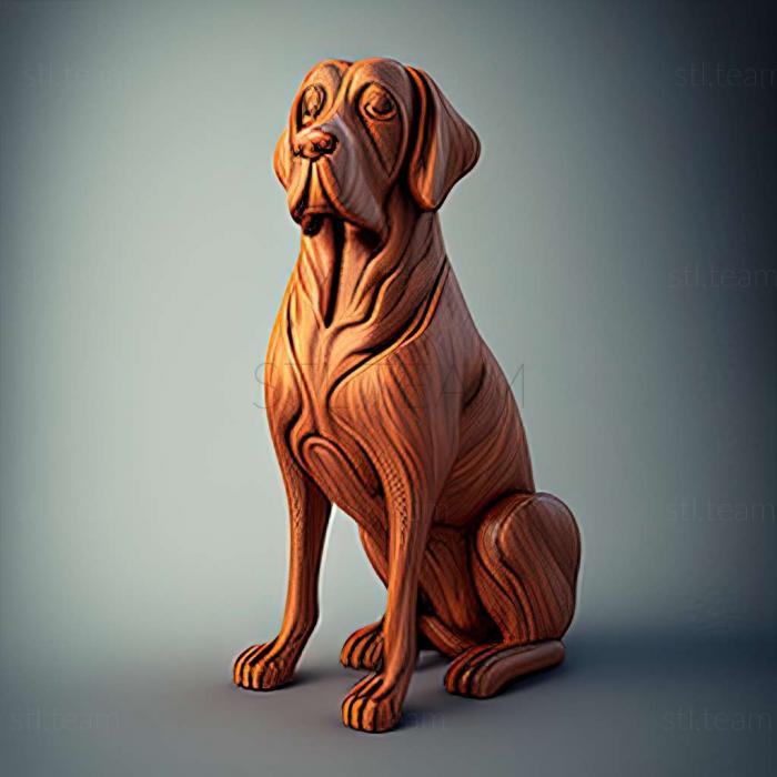 3D модель Руда собака знаменита тварина (STL)