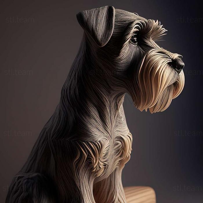 Zwergschnauzer dog