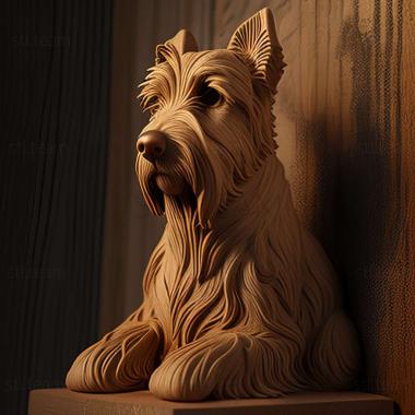 3D model Silichem Terrier dog (STL)
