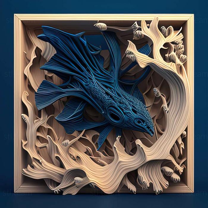 3D модель Glaucus atlanticus (STL)