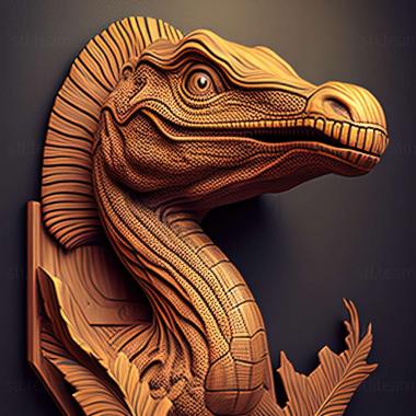 3D модель Аттенборозавр конибери (STL)