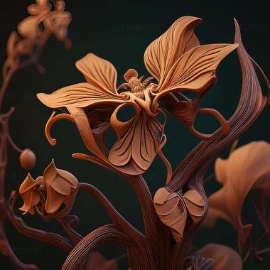 3D модель Клубочек орхидофильный (STL)