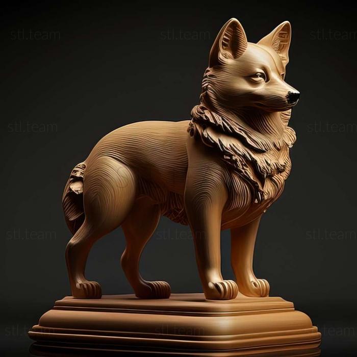 3D model The Kunming Shepherd dog (STL)