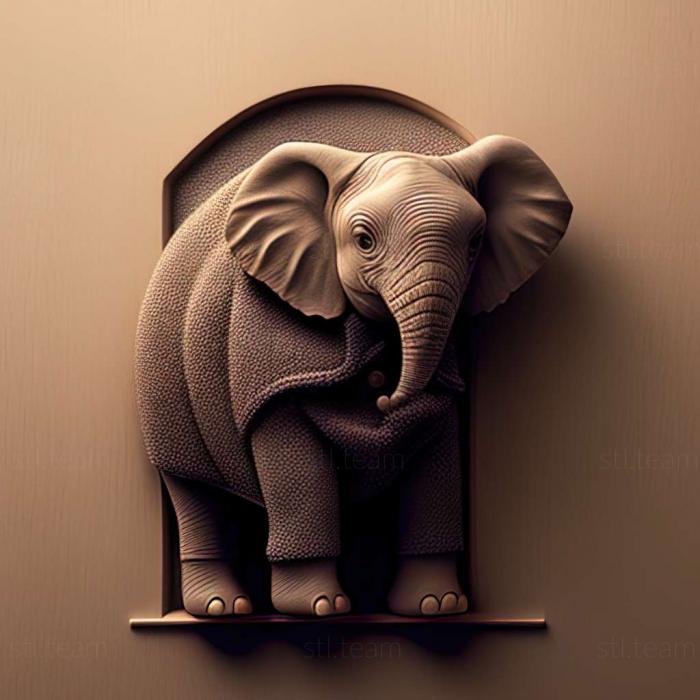 3D model Short  eared elephant jumper (STL)