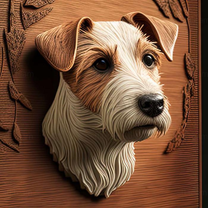 3D model Parson Russell Terrier dog (STL)