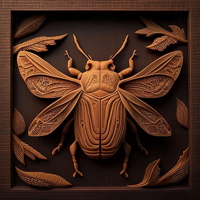 3D модель Grammoptera ustulata (STL)