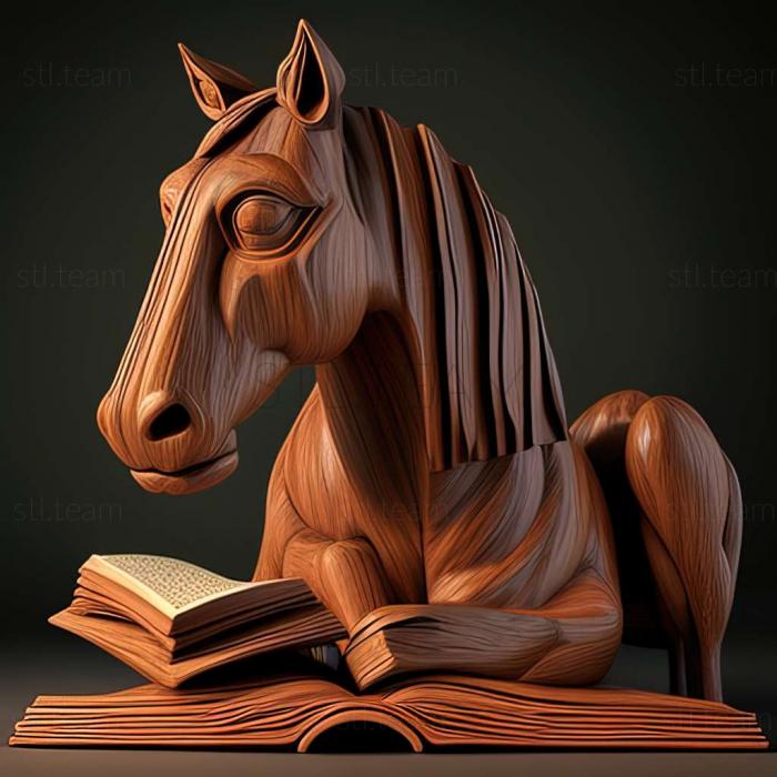 3D model Dewey is a Book Reader famous animal (STL)