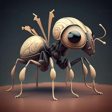 3D model Crematogaster sisa (STL)