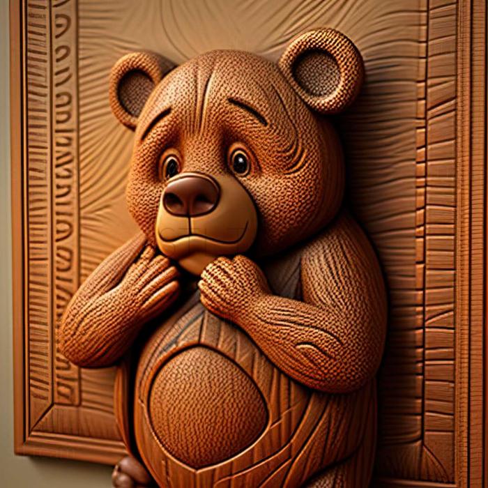 3D model Masha the bear famous animal (STL)