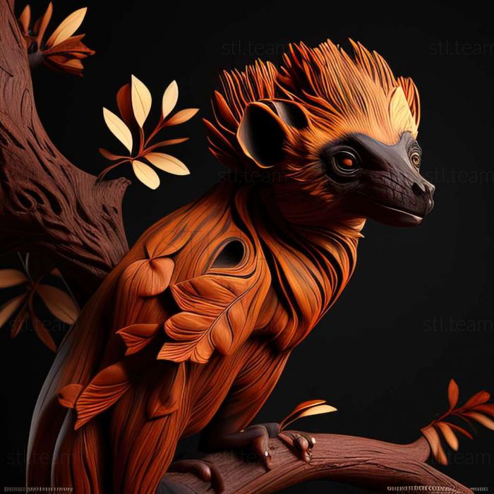 3D модель Lepilemur ankaranensis (STL)