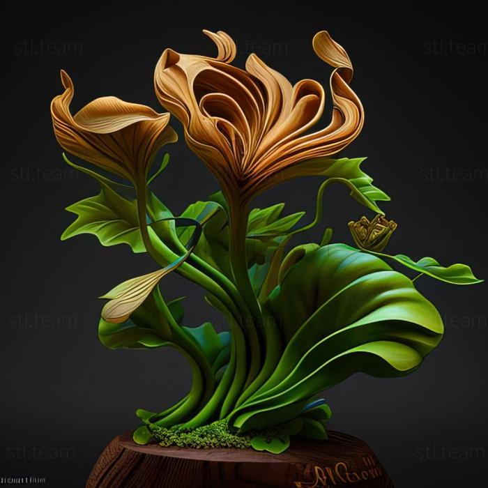 3D model Glossiphonia complanata (STL)