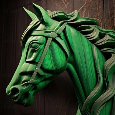 3D model Absinthe horse famous animal (STL)