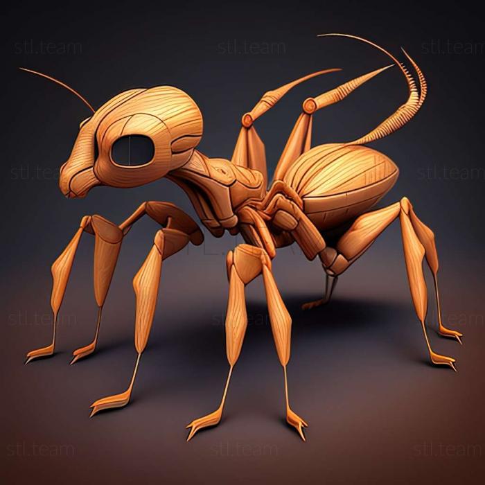 3D model Nesomyrmex madecassus (STL)