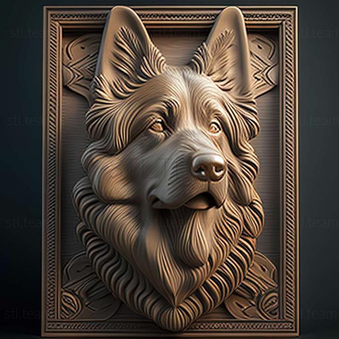 3D model The Bergamian Shepherd dog (STL)