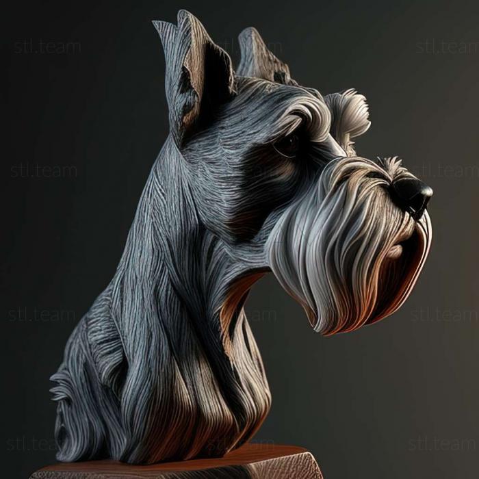 Zwergschnauzer dog