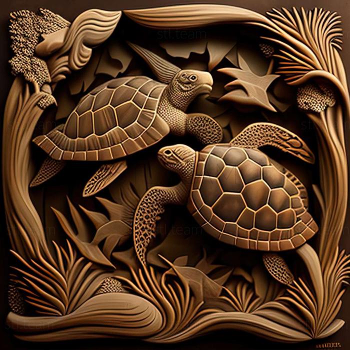 Animals Tortuga Two Treasures