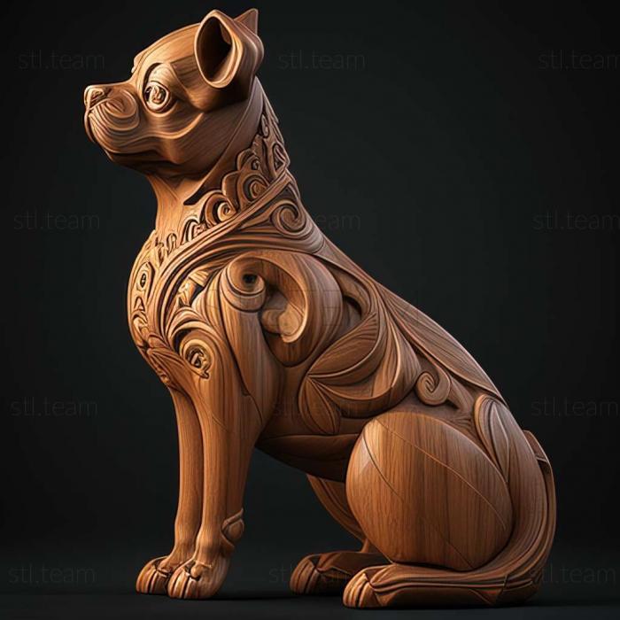 3D model Chinese Chongqing dog (STL)