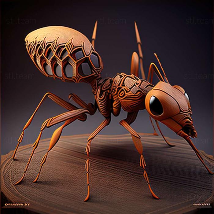 3D model Megalomyrmex piriana (STL)