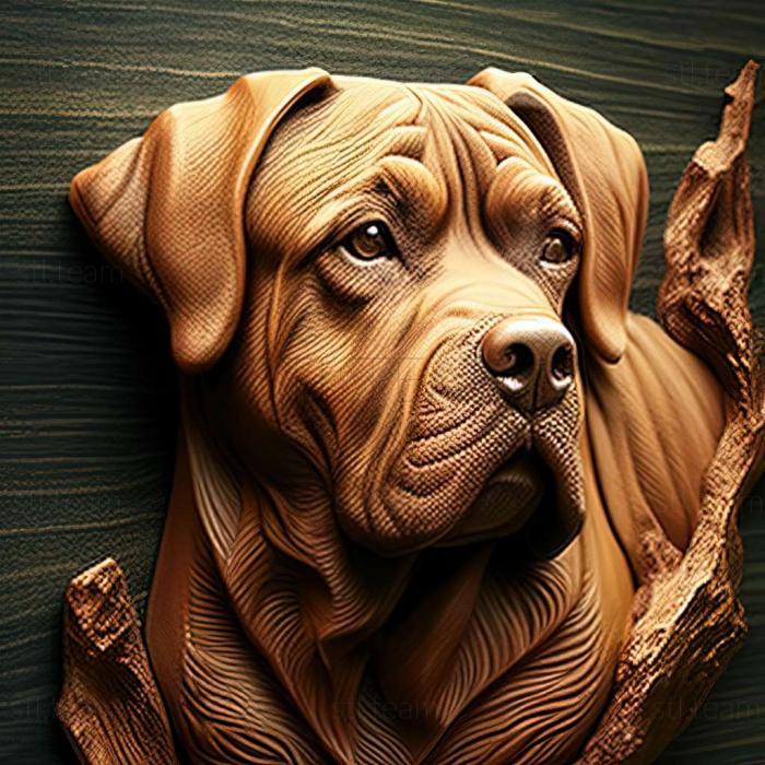 3D модель Собака породы Дункер (STL)