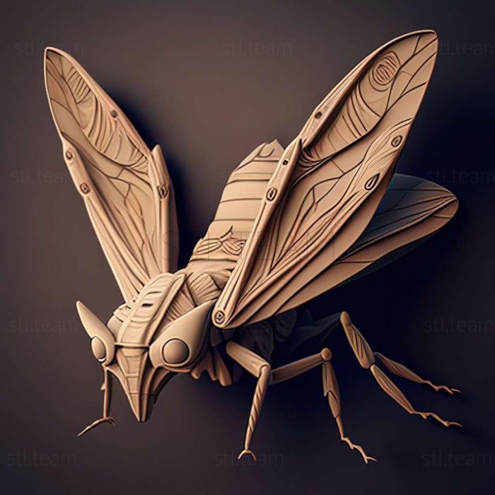 3D модель Grammoptera auricollis (STL)