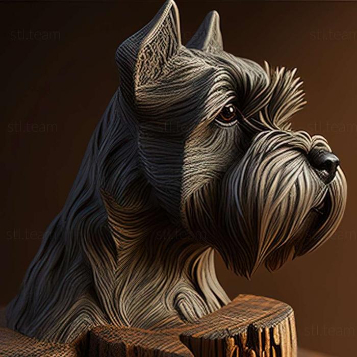 Zwergschnauzer dog