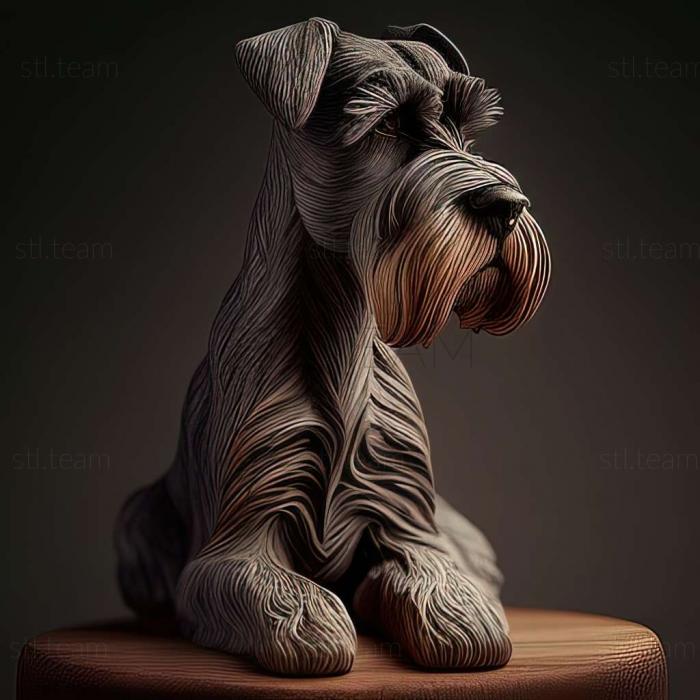 Zwergschnauzer dog