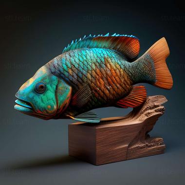 3D модель Dimidiochromis compressiceps (STL)