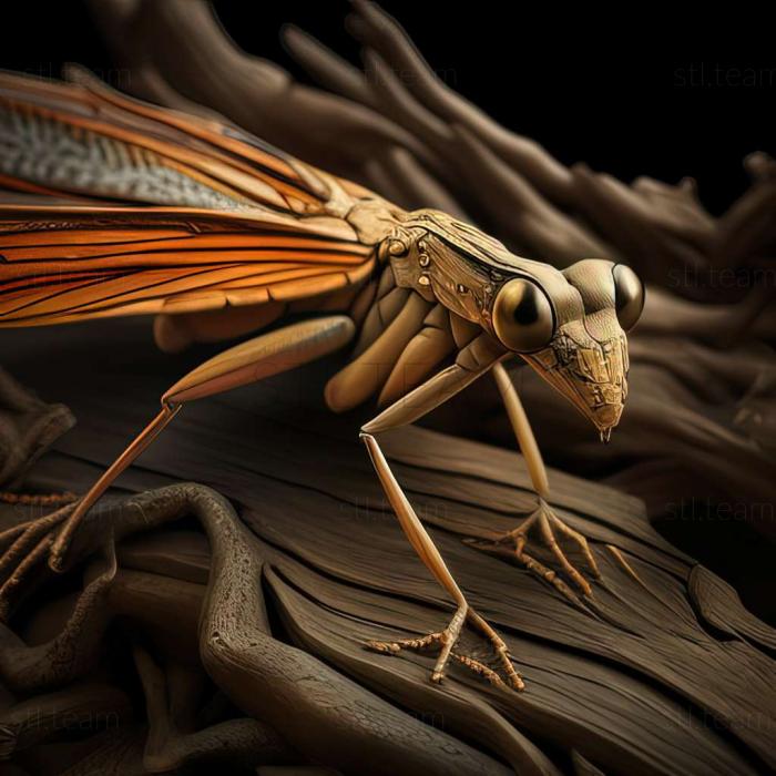 3D model Ceriagrion junceum (STL)