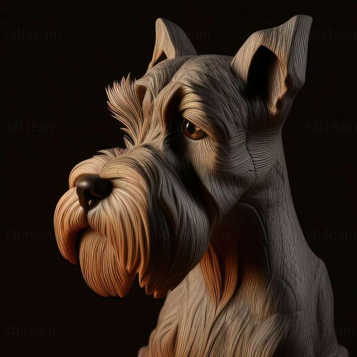 Zwergschnauzer dog