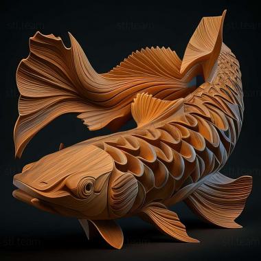 3D model Sarganoshchuk fish (STL)