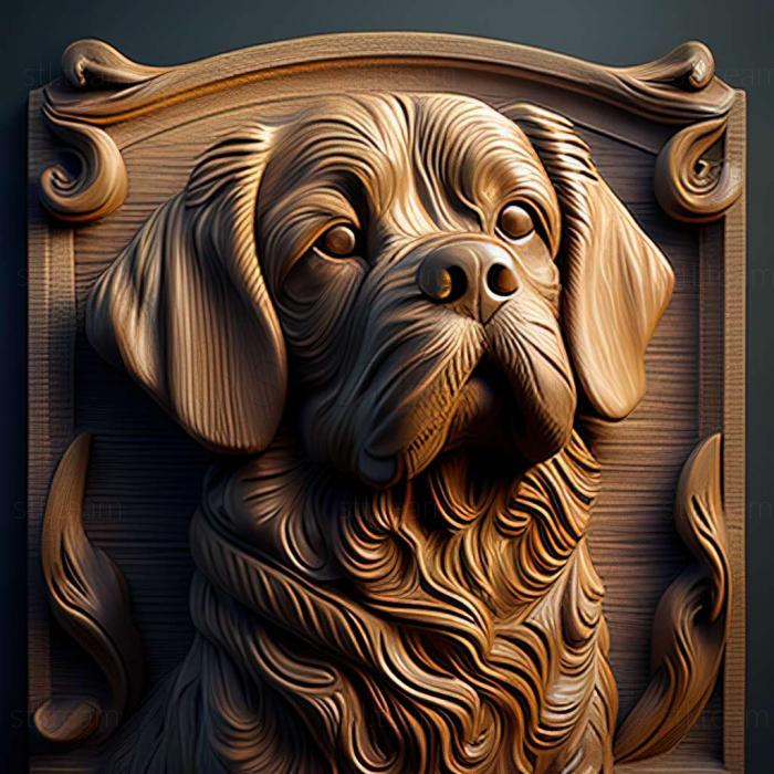3D модель Борис собака известное животное (STL)