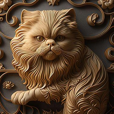 3D model Traditional Persian cat (STL)