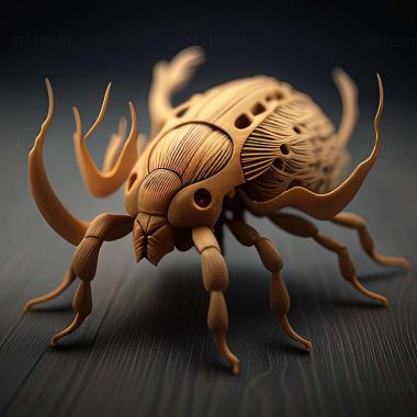 3D модель Ixodes nuttallianus (STL)