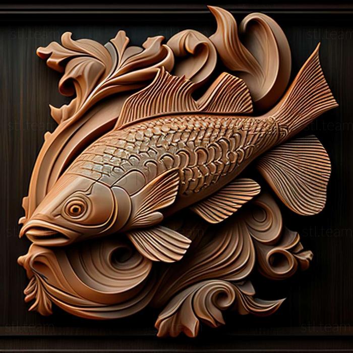 3D модель Нежаберна Рахова риба (STL)