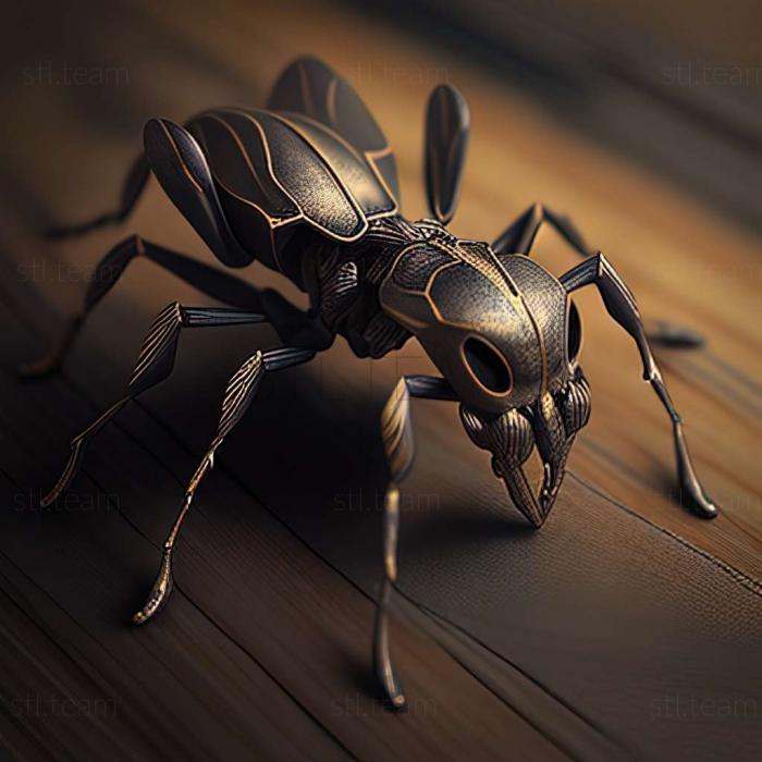 3D модель Polyrhachis bihamata (STL)