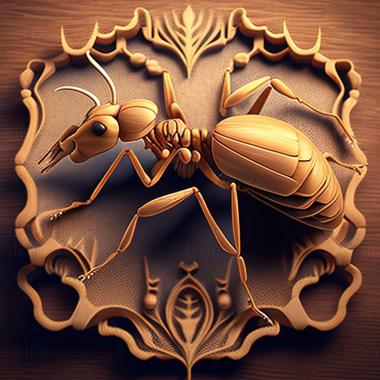 3D модель Pheidole lancifera (STL)