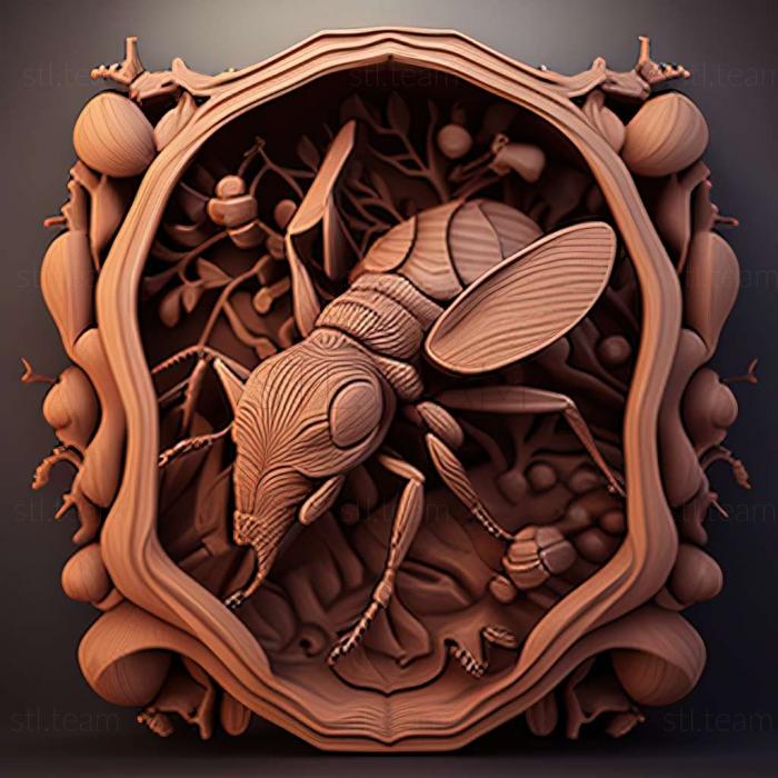 3D model Pheidole allarmata (STL)