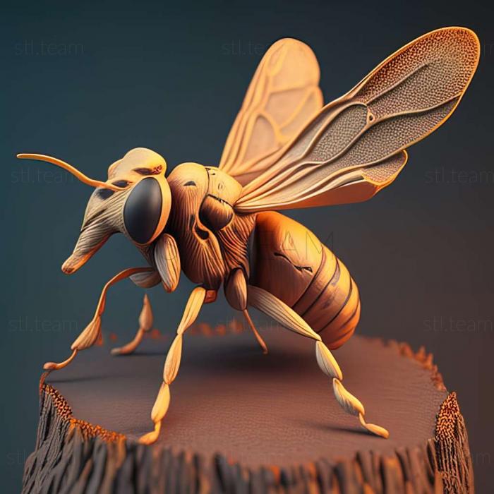 3D модель Rugopimpla angusticella (STL)