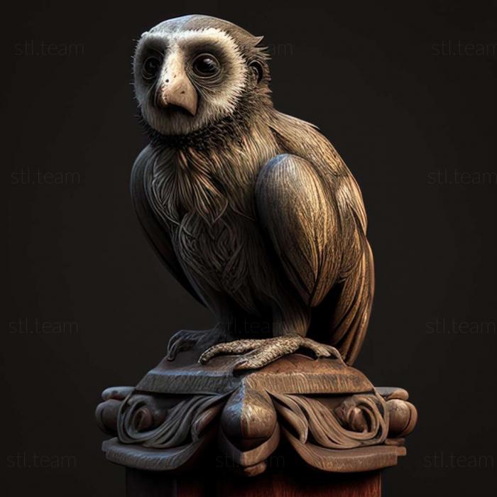 3D model Saguinus weddelli melanoleucus (STL)