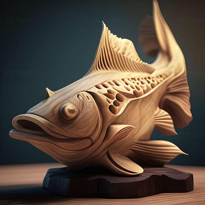 3D модель Сом донна риба (STL)
