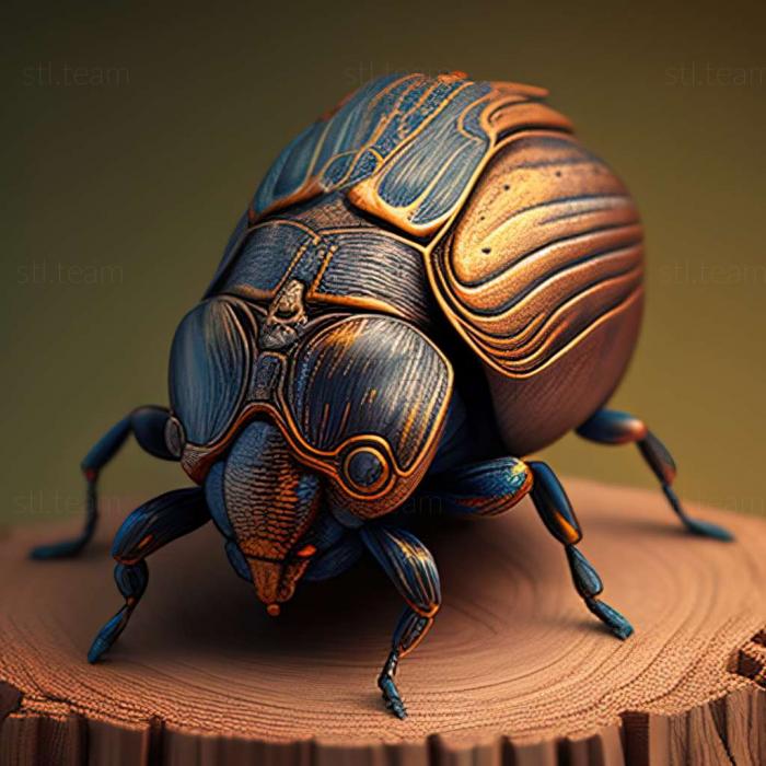 3D модель Onthophagus verticicornis (STL)